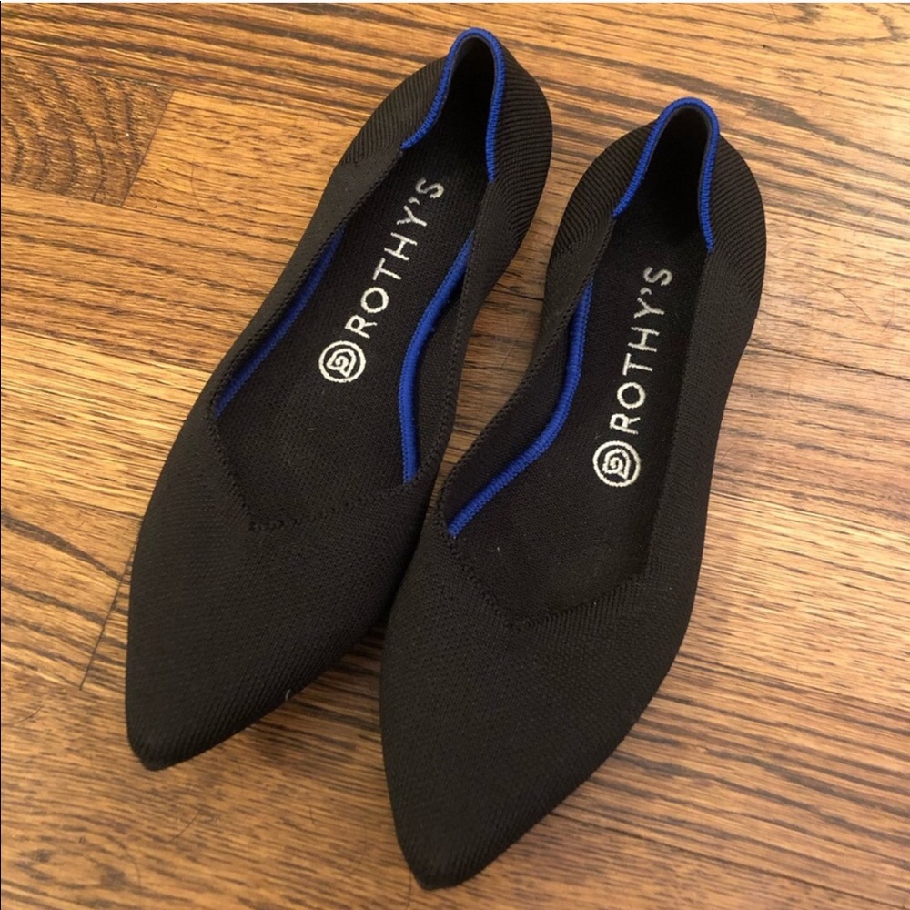 Rothys Point Ballet Flats - sz9 but fits like 8
